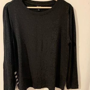 Simply Vera Vera Wang Gray  Sweatshirt S Small